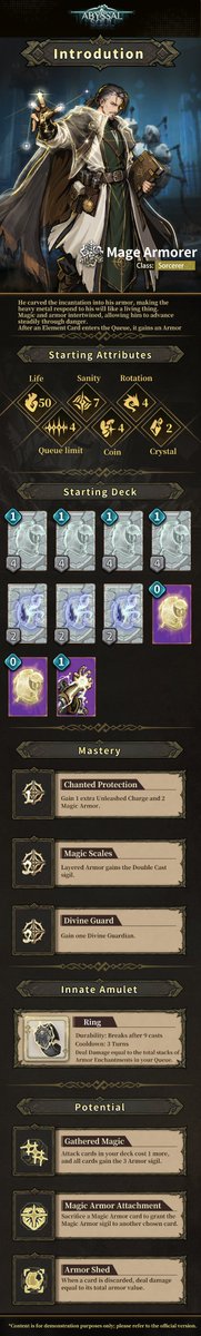ChillyRoom's tweet photo. Abyssal Soul | Four new Ascendants. Every skill, laid out.
Star Speaker / Maid Guardian / Armor Smith / Mage Armorer
Full skill breakdown in the images below.
S3 Season launches Oct 28. Mark your calendar.
#AbyssalSoul #Chillyroom https://t.co/jpUdfw1nHf