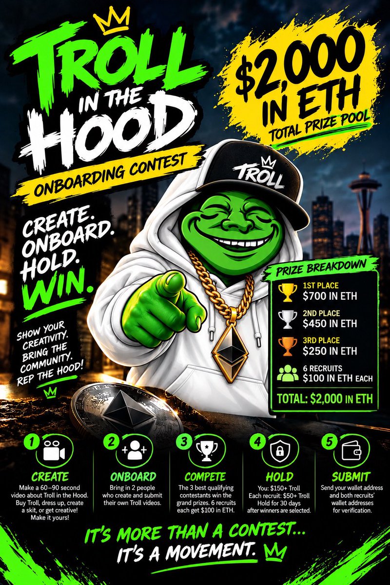 squeeze_Troll's tweet photo. robinhood:0x2a13008cc2f5a853f6fb21cbd90841806c64b247 has been giving back to the community non stop. The take over after $pons migration 1:1 has been one of a kind. Now we are holding a strong floor. The OG creator of the troll meme has given us his blessings. Come visit us in TG to find out for yourself. Get in or get left behind. There is no stopping this takeover. #Trollinhood