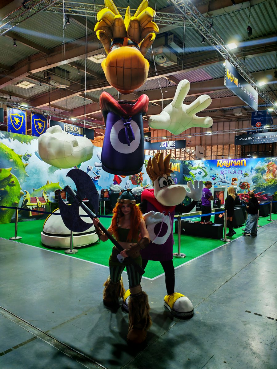 UbisoftPL's tweet photo. W ten weekend bawimy się razem z Wami na @PoznanGameArena ! Wpadnijcie koniecznie na nasze stoisko zagrać w przedpremierowe gry, zdobyć unikalne gadżety i spotkać dawnych znajomych ;) 
#Rayman #HOMM3 #JustDance #AssassinsCreed https://t.co/AjQuM9SIOC