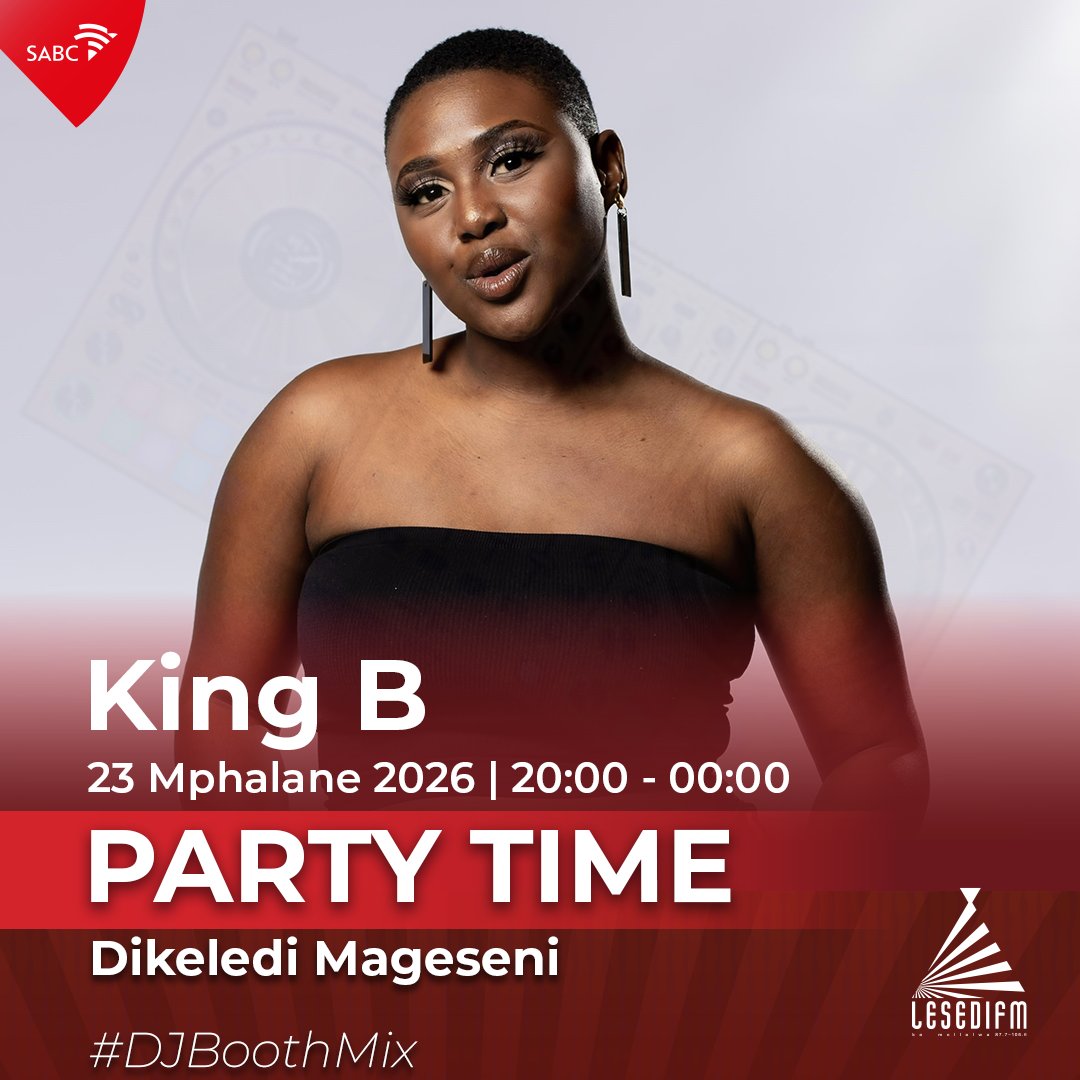 LesediFM's tweet photo. #PartyTime le Dikeledi Mageseni.

🎧Re tsamaya le King-B ho #DJBoothMix.

#LesediFM
📞: 086 000 3084
📲:  079 758 5066
🌐: https://t.co/4WGalUn8tj https://t.co/fJ1Vi4tvcc