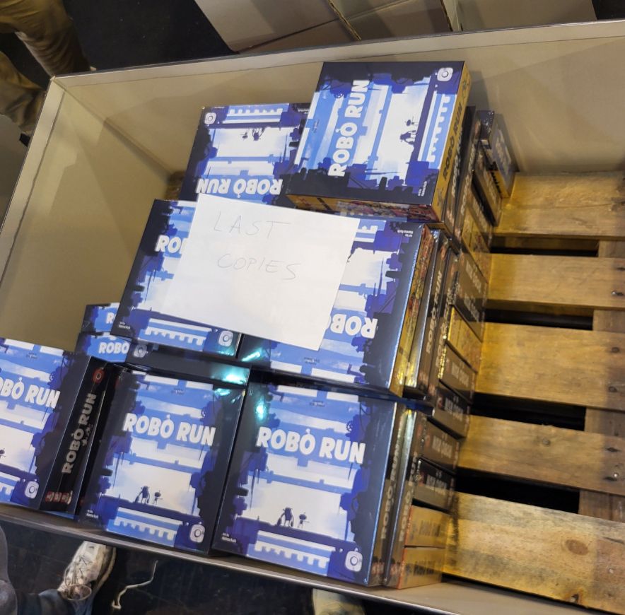 trzewik's tweet photo. Abroad sold out. Robo Run sold out. Thank you. https://t.co/oZmfE8fulc
