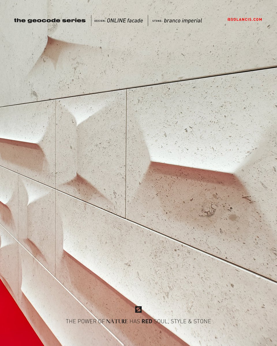Solancis_SA's tweet photo. DESIGN: Online facade
STONE: Branco Imperial

Follow @Solancis_SA  on instagram to explore the concept

#naturalstone #design #patterndesign #facade #solancis #sustainablefuture #productdesign #marmomac https://t.co/pQcPW6OaoG