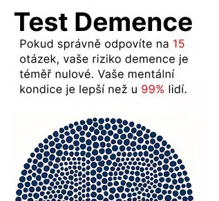 FloatCZ's tweet photo. Po delší době skvělá kontextová reklama. U článku o dementovi, co napadl řidičku na D6, se objevil odkaz na test demence. 👍 https://t.co/36u12aQ0PB