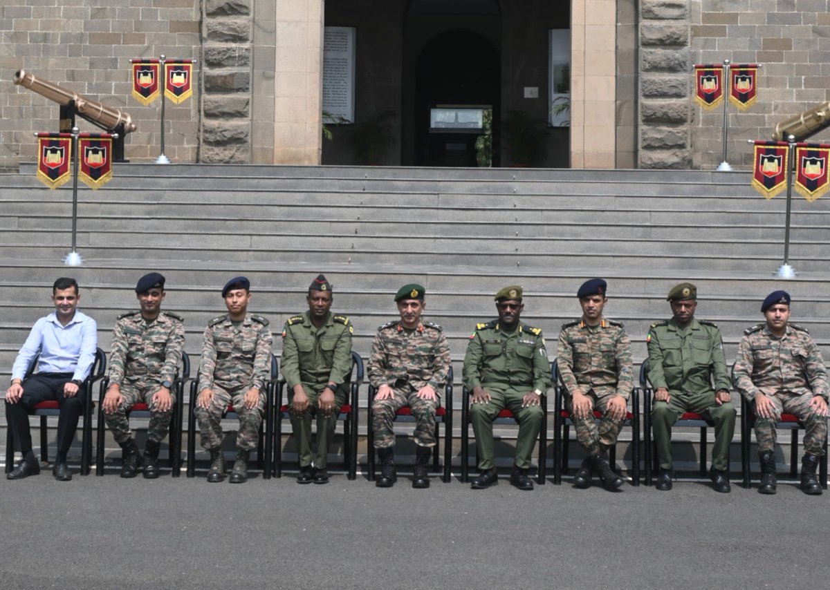 adgpi's tweet photo. Strengthening Defence Cooperation | Deepening Military Ties

The inaugural Army-to-Army Staff Talks between the #IndianArmy and the #EthiopianArmy concluded in Pune, marking a significant milestone in strengthening bilateral military cooperation.

The talks focused on enhancing professional engagement, capacity building, defence technology, innovation and exploring new avenues of cooperation.

The Ethiopian Army delegation also visited Indian defence industries, gaining insights into the Nation’s indigenous defence manufacturing capabilities and growing start-up ecosystem, reflecting the progress under #AatmanirbharBharat.

The engagement reaffirmed the shared commitment of both Armies to deepen military cooperation and strengthen enduring ties of friendship.

#IndiaEthiopiaFriendship
#MilitaryDiplomacy
@MEAIndia
@DefenceMinIndia
@SpokespersonMoD
@HQ_IDS_India
@IndiaInEthiopia