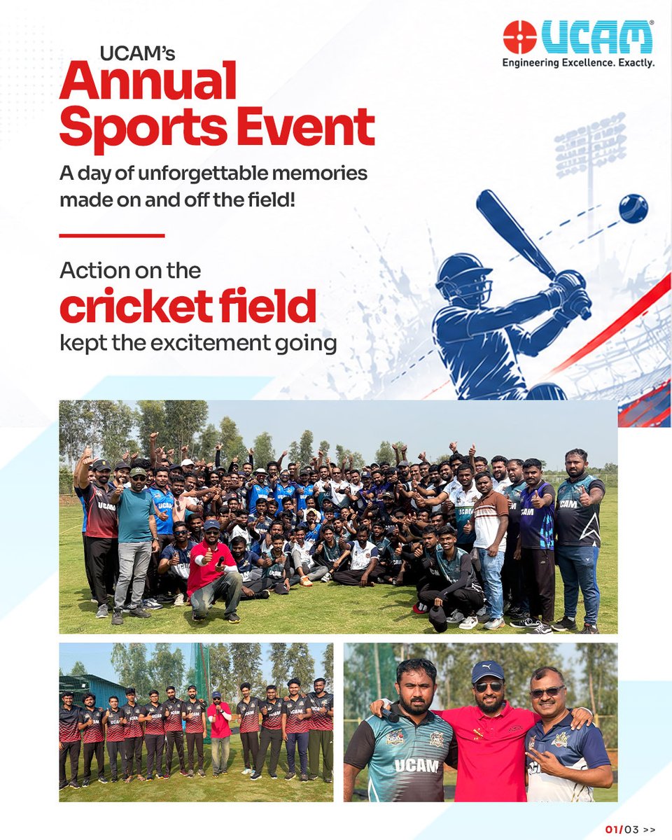 UCAMPvtLtd's tweet photo. At UCAM, the good times don't stop when the workday ends!
Our Annual Sports Event was all about friendly matches, loud cheers, big smiles, and lots of fun.
Here's a glimpse of our favorite moments!
#UCAM https://t.co/B4NN4qzEnx