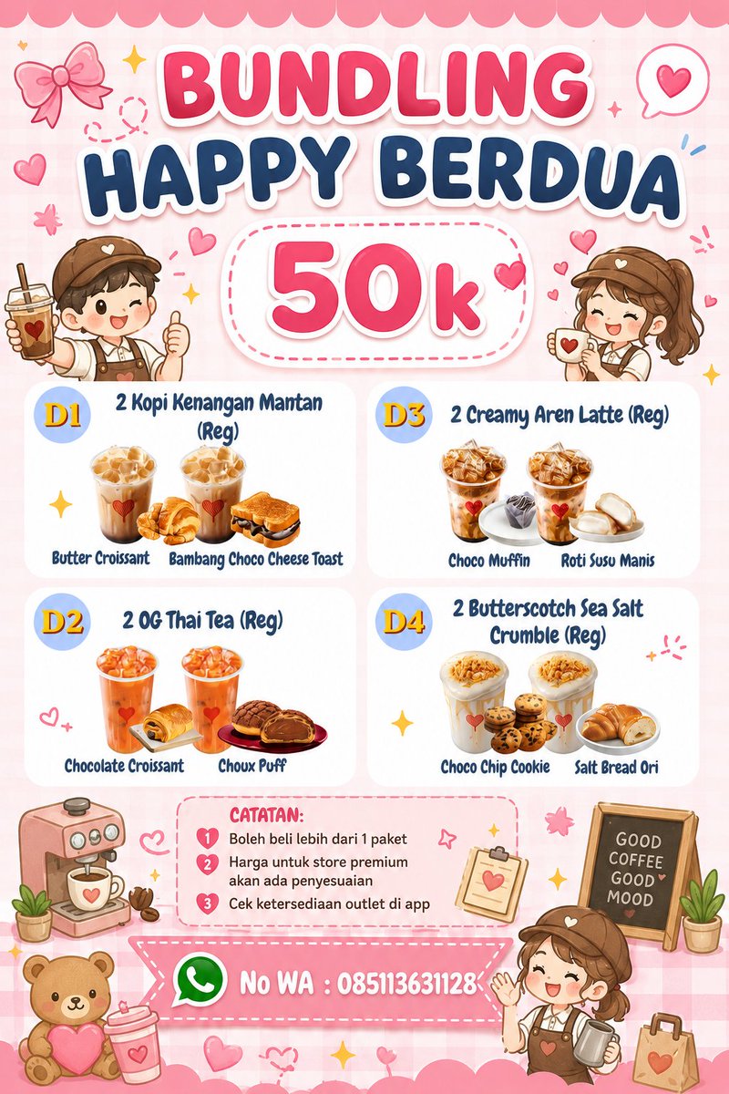 kimmpoel's tweet photo. isi format —> payment —> ready

haii teman timun! yang mau nongs atau jajan di kopken, fore bisa jasdor di aku nih buat dapetin diskon!! 

langsung chat wa di bio ajaa!

t. kopi kenangan jasa order diskon promo #zonauang https://t.co/KiI6hbPLLl