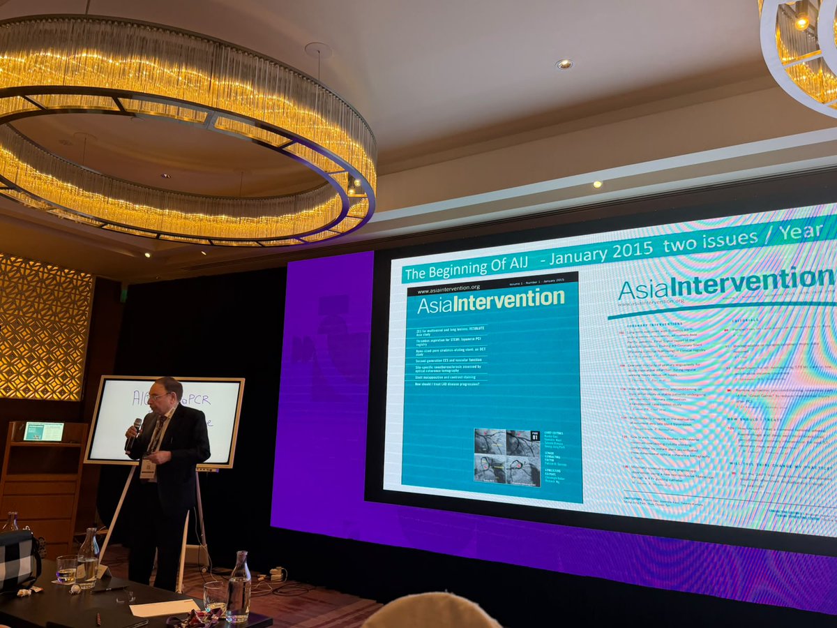 AsiaInterv's tweet photo. 🇸🇬 Live from Singapore at AICT-AsiaPCR!
Our Editor-in-Chief, Professor Upendra Kaul, presented AsiaIntervention during the course. Come meet him and our Local Associate Editor, Dr. Priyadarshini Arambam, directly on-site!
🔗Read the latest issue: https://t.co/8Yk51UVM06
#AictPCR https://t.co/B7zhwvBlsS