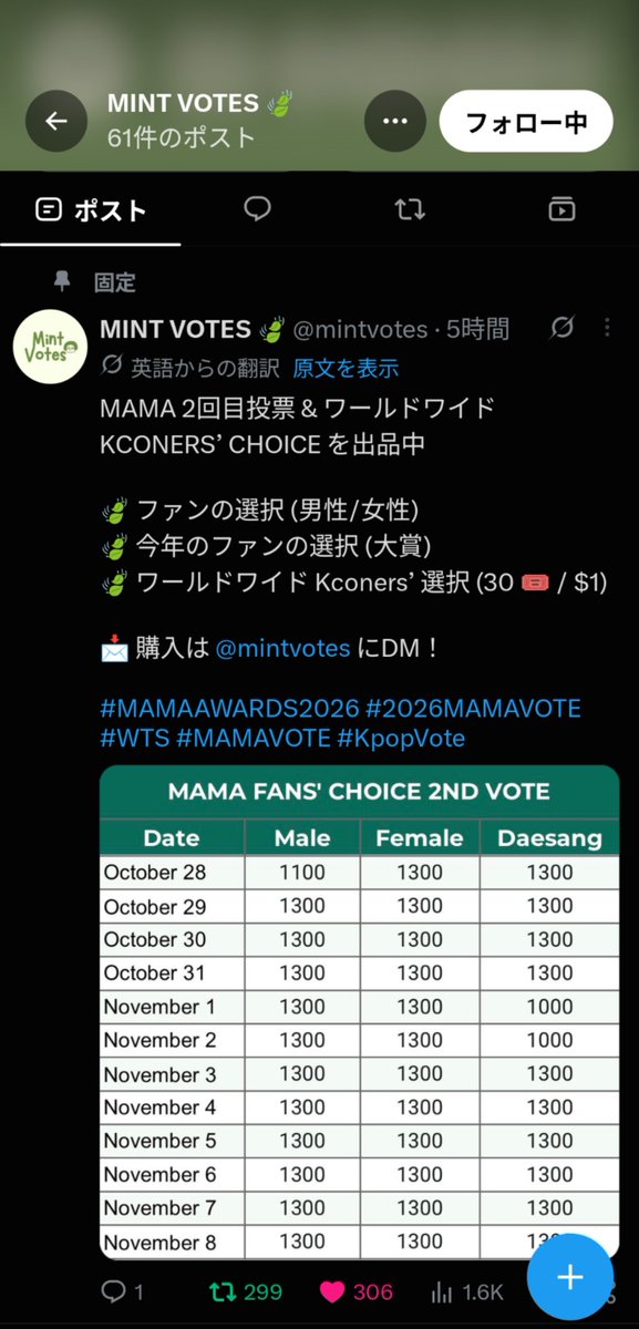 50Yuyu's tweet photo. @mintvotes Done for ＃andTEAM https://t.co/wfHMEZCKaW