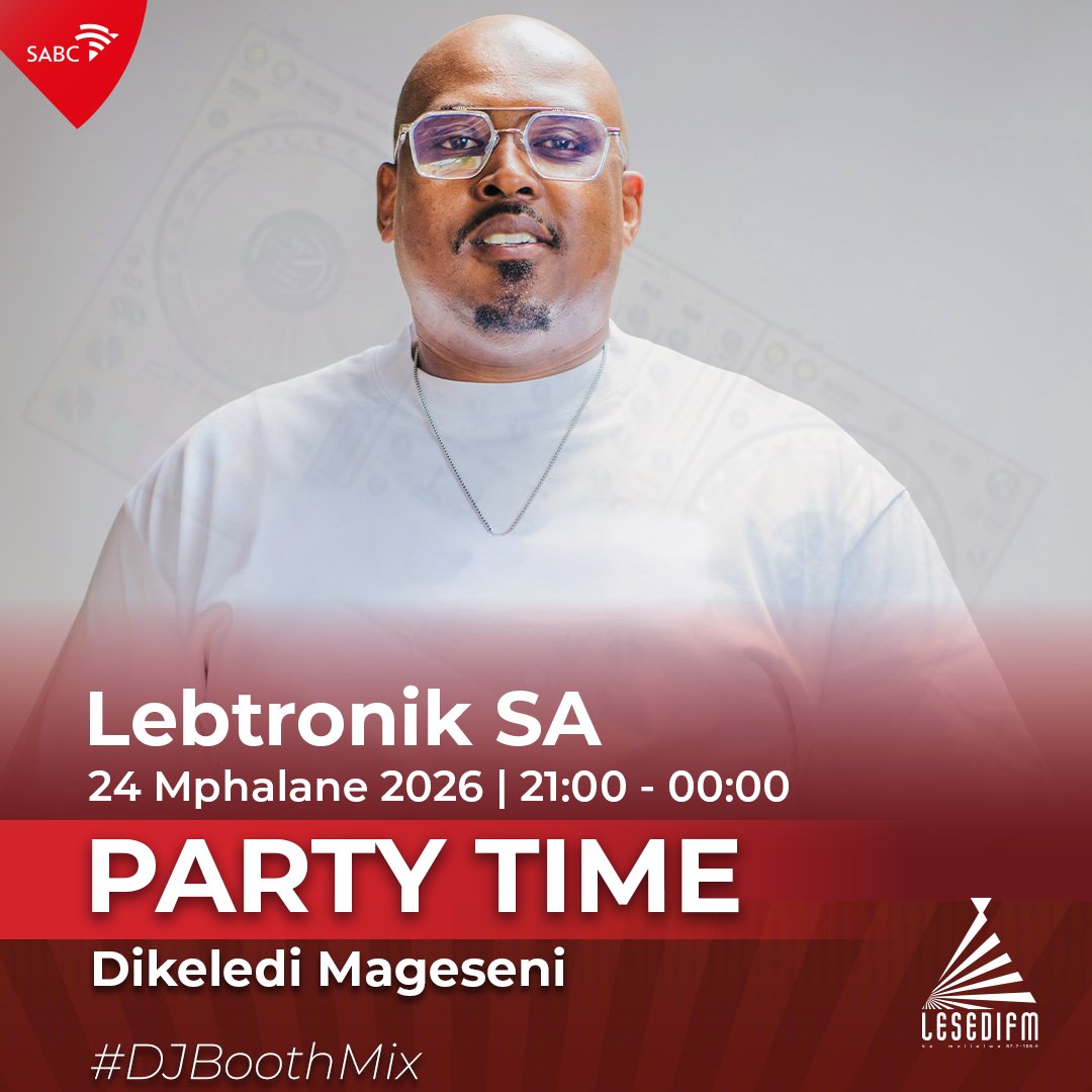 LesediFM's tweet photo. #PartyTime le Dikeledi Mageseni.

🎧Re tsamaya le Lebtronik SA ho #DJBoothMix.

#LesediFM
📞: 086 000 3084
📲:  079 758 5066
🌐: https://t.co/4WGalUnGiR https://t.co/vueQ1Pbajl