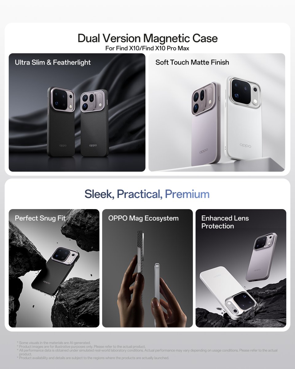 oppo's tweet photo. Want to level up your #OPPOFindX10Series?

#OPPOPowerBank #OPPOAccessories https://t.co/UGFX9Wfret