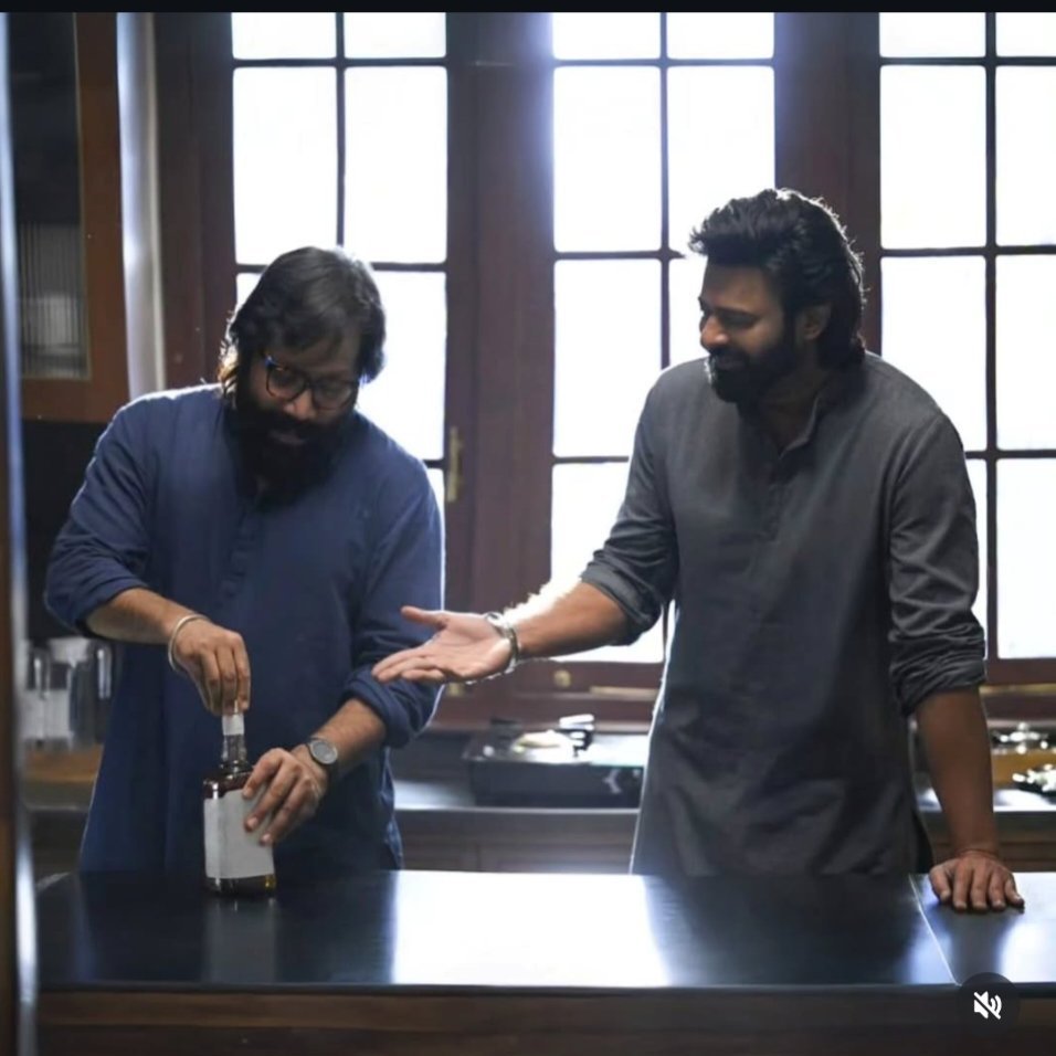 OGIsBack07's tweet photo. Sandeep Reddy vanga IG post 
Anna let's party 🍾
It's your birthday today 🥳
Happy Birthday prabhas Anna 🤗 

#Prabhas #Spirit #SandeepReddyVanga https://t.co/TfV0NBs9au
