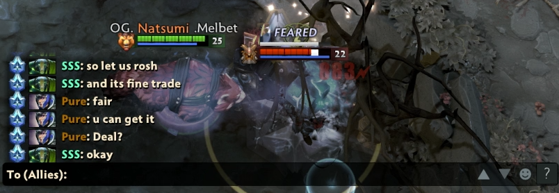 1windota2's tweet photo. Traded Mikoto for Roshan. Fair deal? https://t.co/J05dHROcFn
