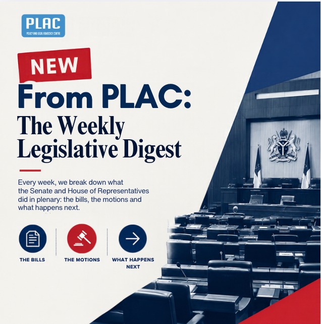 PLACNG's tweet photo. What did the National Assembly actually do this week, and what does it mean for you?
 
Introducing the Weekly Legislative Digest from PLAC: a clear, quick round-up of plenary business in the Senate and the House of Representatives, every week.
 
In this week's issue (20–22 October 2026):
▪ Ebola: the Senate calls for compulsory screening at every entry point, a day after Nigeria confirmed an imported case in Abuja
▪ The House passes five bills, including the Insurance Regulatory Commission and civil registration bills
▪ A new bill (HB 28349) would cap advance rent in the FCT at 12 months
 
Read the full digest via the link below, and follow @placng for every issue. 
https://t.co/GJb2UdGI03