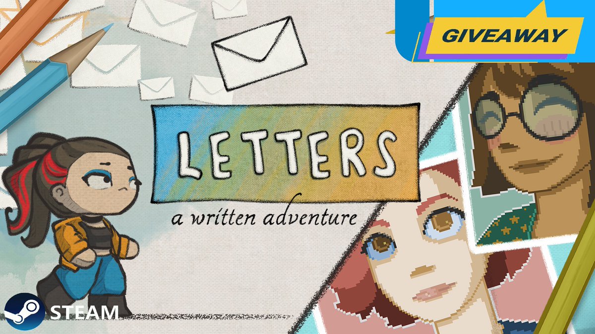 SteamGamesPC's tweet photo. 📧"Letters - a written adventure"📧 For PC/Steam giveaway! 🎁🎉
To Enter Simply:
▫️ Follow us + @PlayStationGN
▫️ Like & Retweet
▫️ 240 min! - or earlier⏰
▫️ Sponsored by @f4rh4j
📩DM me to sponsor a giveaway like this!
#Giveaway #Giveaways #Steam #SteamKey #FreeSteamKey https://t.co/JNyd5B9Grv