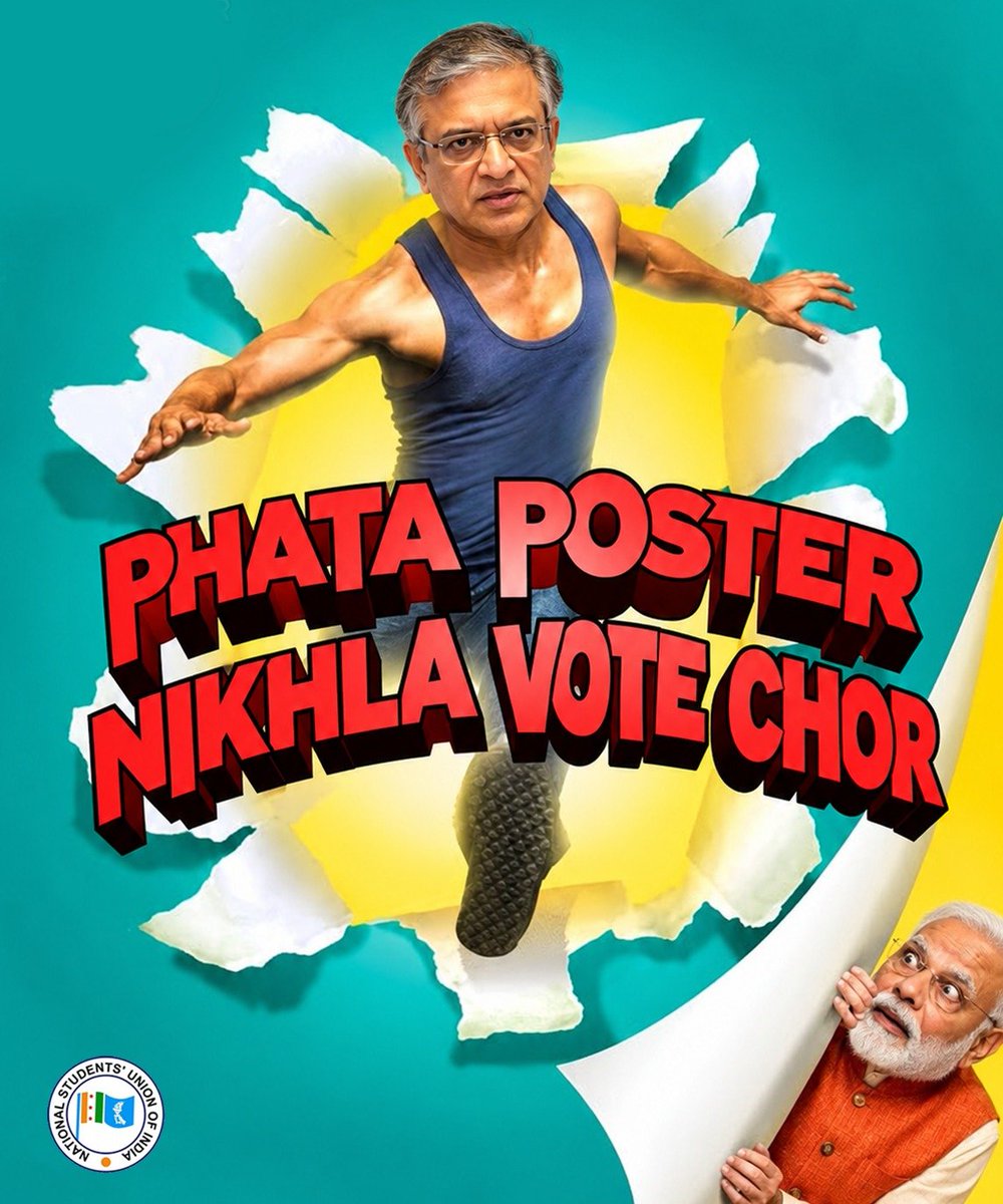 nsui's tweet photo. PHATA POSTER, NIKLA VOTE CHOR! 👀🔥 https://t.co/L99d34UK3D