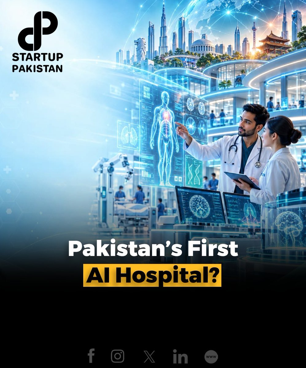 PakStartup's tweet photo. Pakistan’s first AI hospital?

A Pakistani university wants to build the country’s first AI hospital, with a Chinese partner. https://t.co/HDTXtcOxKy