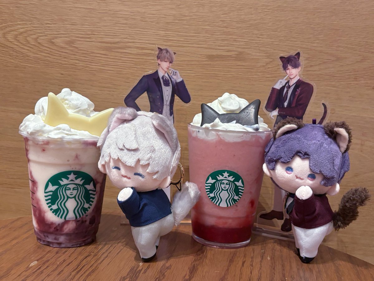 rumiru_oO's tweet photo. スタバのMyフルーツカスタムできるお店でホムニャン概念飲んできたよ~🐈‍⬛🩷

セヤニャンも一緒🐈💜 https://t.co/GDFVU9l9ns