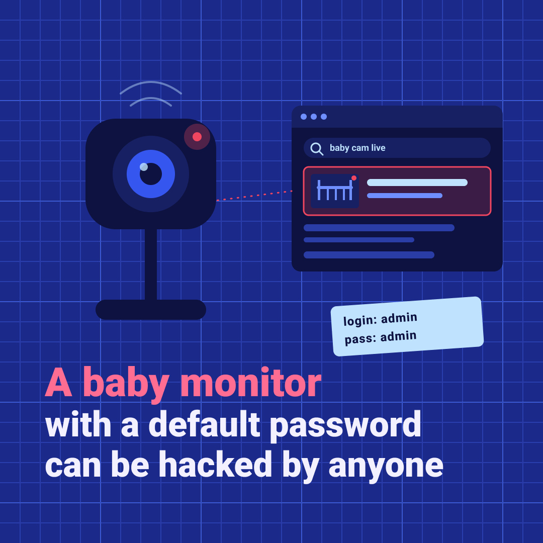 AdGuard's tweet photo. 🚪 You locked the door, but these five monsters already slipped inside

🧹 Vacuum
iRobot's test vacuums recorded homes to learn how to navigate around obstacles. The footage went to human annotators, and photos of thousands of users eventually leaked online, including a woman on the toilet and a child on the floor

❄️ Fridge
Since September 2025, Samsung Family Hub fridges (from $1,800) show ads on the door while you're not doing anything. You can't turn it off, and there's no ad-free paid tier. Samsung says screens like these are coming to ovens and washing machines too

🚙 Speaking of cars
In 2023, Mozilla audited the privacy policies of 25 car brands, and all of them failed. 84% can share your data, 76% can sell it. The scariest part was the sheer range of what they collect: Nissan's list turned out to include "sexual activity."

📱 Phone
Believe it or not, your number already has a score. TeleSign collects data on your calls (who you call, how often, how long you talk) and turns it into a "trust score" it sells to services from TikTok to Microsoft. A bad score can get you blocked or stuck with extra verification. You can't check or contest it: TeleSign says about half of the world's mobile subscribers have one.

📻 Baby monitor
Many baby monitors ship with the default password admin/admin. Scanners find these cameras in minutes, and then a complete stranger can watch your nursery and get into your whole home network: the speakers, the lights, and that same vacuum

What you can do right now: change the factory passwords and turn off any "share data to improve the service" toggles. And to cut ads and trackers from smart devices across your whole house at once, AdGuard DNS does the job.
