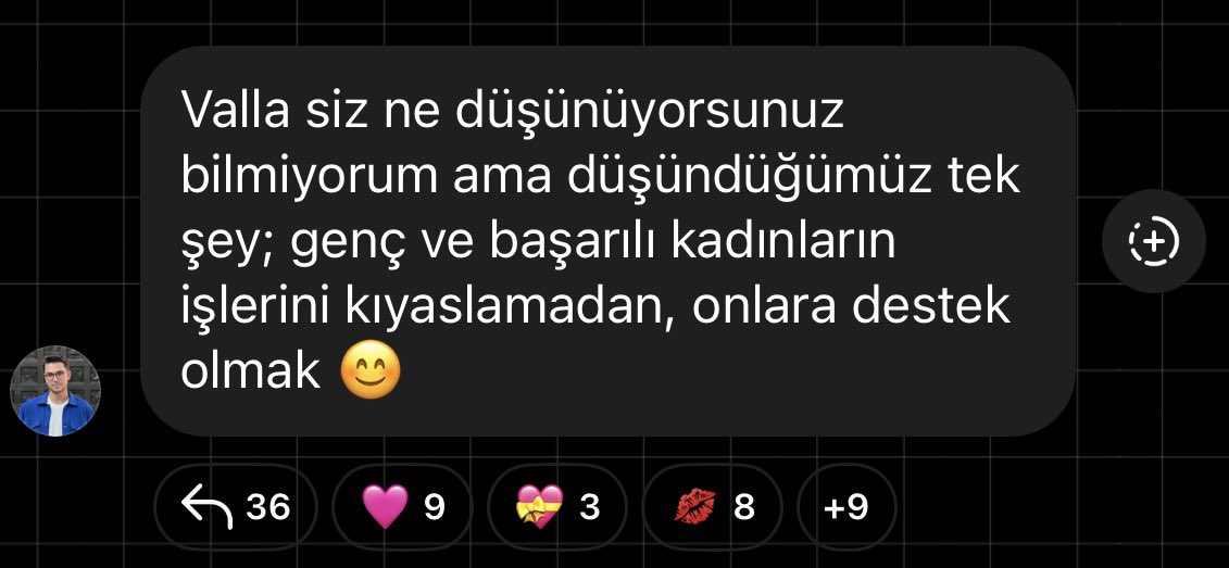 aurora4land's tweet photo. Anıl Tiryaki:

“Valla siz ne düşünüyorsunuz bilmiyorum ama düşündüğümüz tek şey; genç ve başarılı kadınların işlerini kıyaslamadan, onlara destek olmak.” https://t.co/XAFd0CNsFR