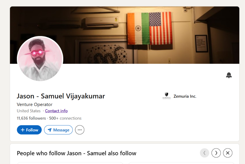 terratacticsglb's tweet photo. @thiruvisuals @the_jasonsamuel thalaivare mislead panitu irukaru, US la irukru nu Linkendin potrukaru , Company peru zermuria, Adu google la patha. HQ in US , Address check pana, Physical office eh ilayam, Adu virtual office aa, apo adu misleading ila, Avar pana right , mathavanga panna thappu? https://t.co/Koif0yutLh