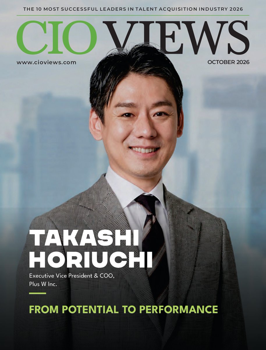 CIOviews's tweet photo. CIO Views Magazine proudly features Takashi Horiuchi, Executive Vice President &amp; COO of Plus W Inc., on the front cover of our exclusive edition, “The 10 Most Successful Leaders in Talent Acquisition Industry 2026.”
🔗https://t.co/PqWFydXSLW

#TalentAcquisition #TalentManagement https://t.co/dGSoshIi99