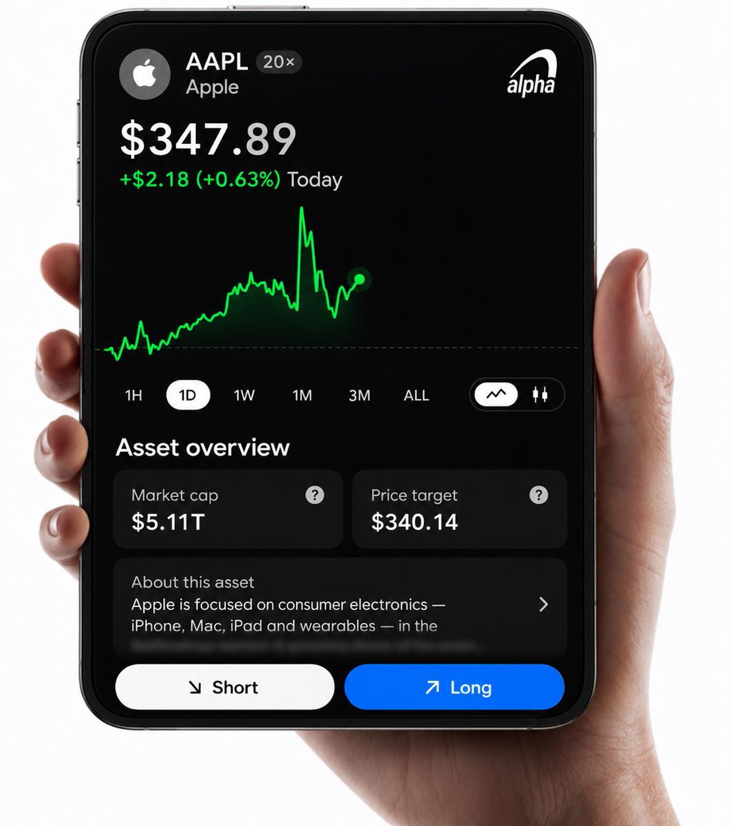 TradeAlpha's tweet photo. JUST IN: Apple $AAPL briefly passed Nvidia $NVDA to become the world's largest company again, the same day its $1,999 foldable iPhone hits stores. https://t.co/pfqAX3Zgt3