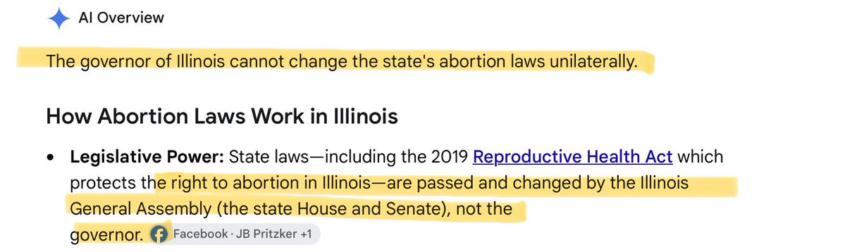 MissinRoyko's tweet photo. This Pritzker ad plays to the IGNORANCE OF THE ILLINOIS VOTERS

Illinois chooses through its elected legislators, not the governor, laws governing abortions and Pritzker knows this yet he knowingly misleads the voting public

Pritzker is far more of a failure as a man then he is as a politician and that’s saying a lot