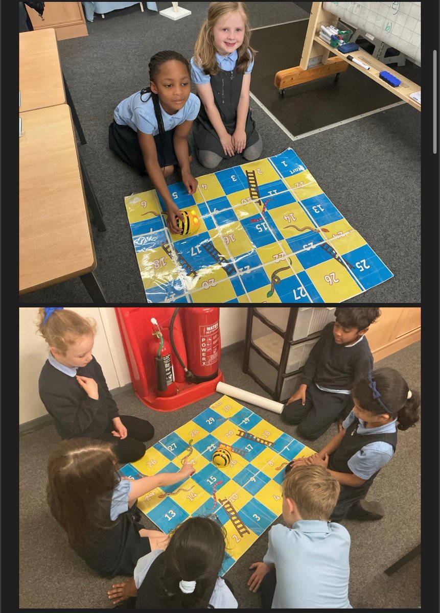StBernardsPS's tweet photo. 🐝💻 P2 and P2/3 put their coding skills to the test with Bee-Bots for #CodeWeek2026! Working collaboratively, pupils planned routes, programmed sequences and tested their instructions, using teamwork and logical thinking to overcome challenges! 🌟🚀 @CodeWeekEU @DL_for_All https://t.co/7alpI6hUY5