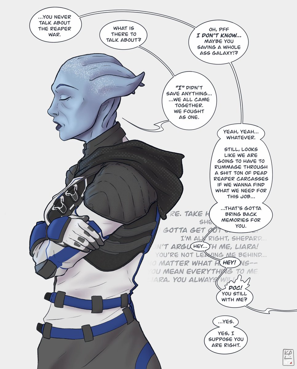 _shipsnthenight's tweet photo. That leaked trailer took me out. 
#masseffectuniverse #liaratsoni #masseffect #bioware #shiara https://t.co/ZmU3DU3tC7