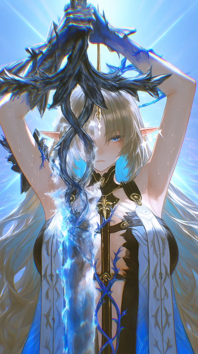 animefysfw's tweet photo. @tsuky02 She knows who her competition is~ https://t.co/Q2rncxc5DY
