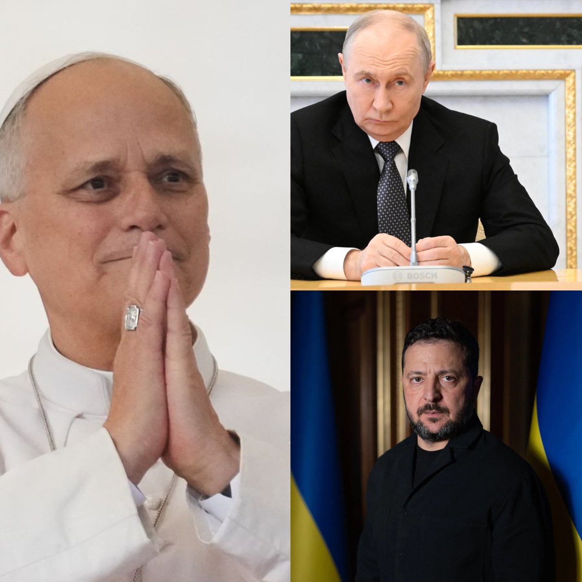 CatholicArena's tweet photo. 🚨 POPE LATEST 

Ceasefire SECURED in Oleshky following Pope Leo XIV's calls to Putin and Zelenskyy https://t.co/7KqriJmxKU