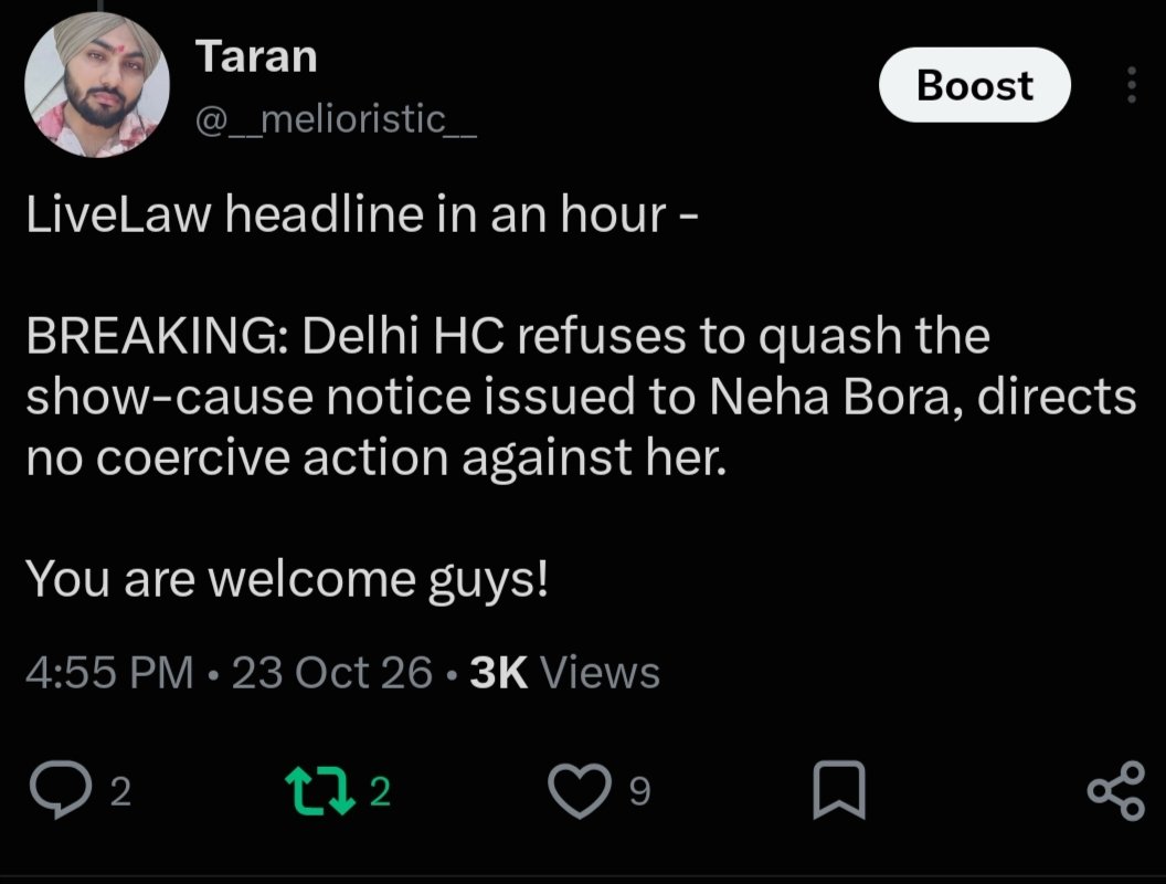 __melioristic__'s tweet photo. @ILINSARASWATLaw Mine too, sir! https://t.co/zCqpyDMWNJ