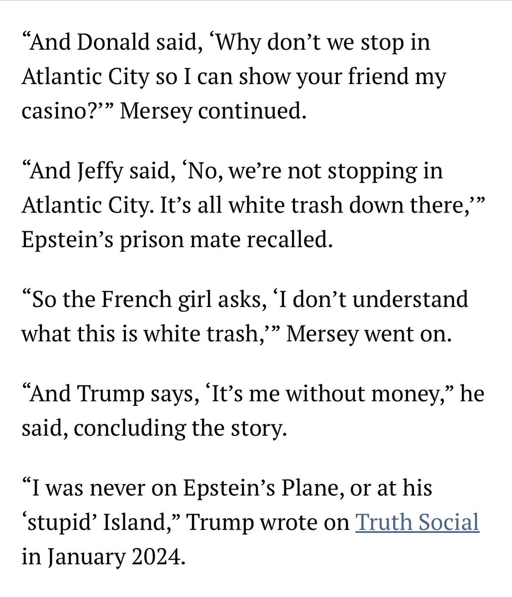 BackAvatar's tweet photo. So basically Donald Trump referred to HIMSELF as white trash with money. 

He’s got the perfect Vice President. 

(Full story attached) https://t.co/gUpV5zuT91