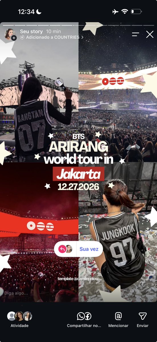 itsjeonjm's tweet photo. Hiii, Jakarta ARMYs! 💜

As requested by some of my followers, I made templates for each show day of the ARIRANG Tour in Jakarta! 🥹 

I hope you love them as much as I loved making them. Feel free to use them and have fun! 🫶🏻

🔗 COUNTRIES highlights link: https://t.co/fk0JZFocNj