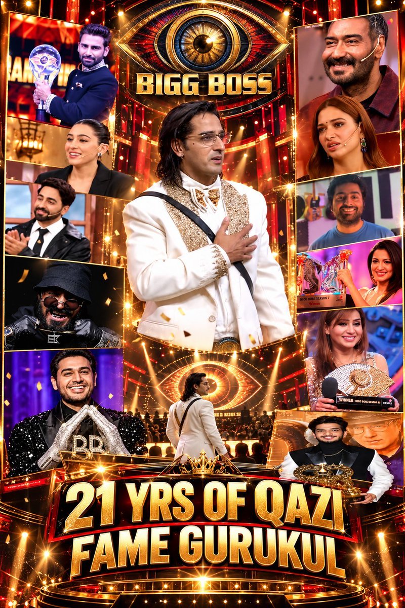 TeamQazi_FC's tweet photo. Show some energy guys, we want to trend on top of the list - let's kill it.

21 YRS OF QAZI FAME GURUKUL
QAZI SETS THE STAGE ON FIRE https://t.co/7mubEbHfxd