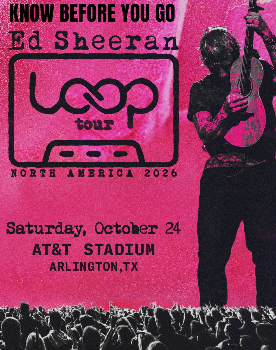ATTStadium's tweet photo. The LOOP Tour comes to AT&amp;T Stadium this weekend! 🎶🎤 https://t.co/CZB6zmrie9