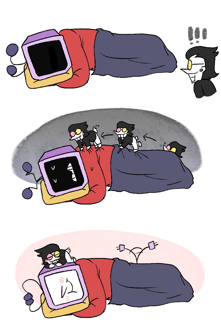 Amidkwhyiamhere's tweet photo. #deltarune #spamton #tenna #spamtenna 
Dog and Cat https://t.co/nJCOAKRUQN