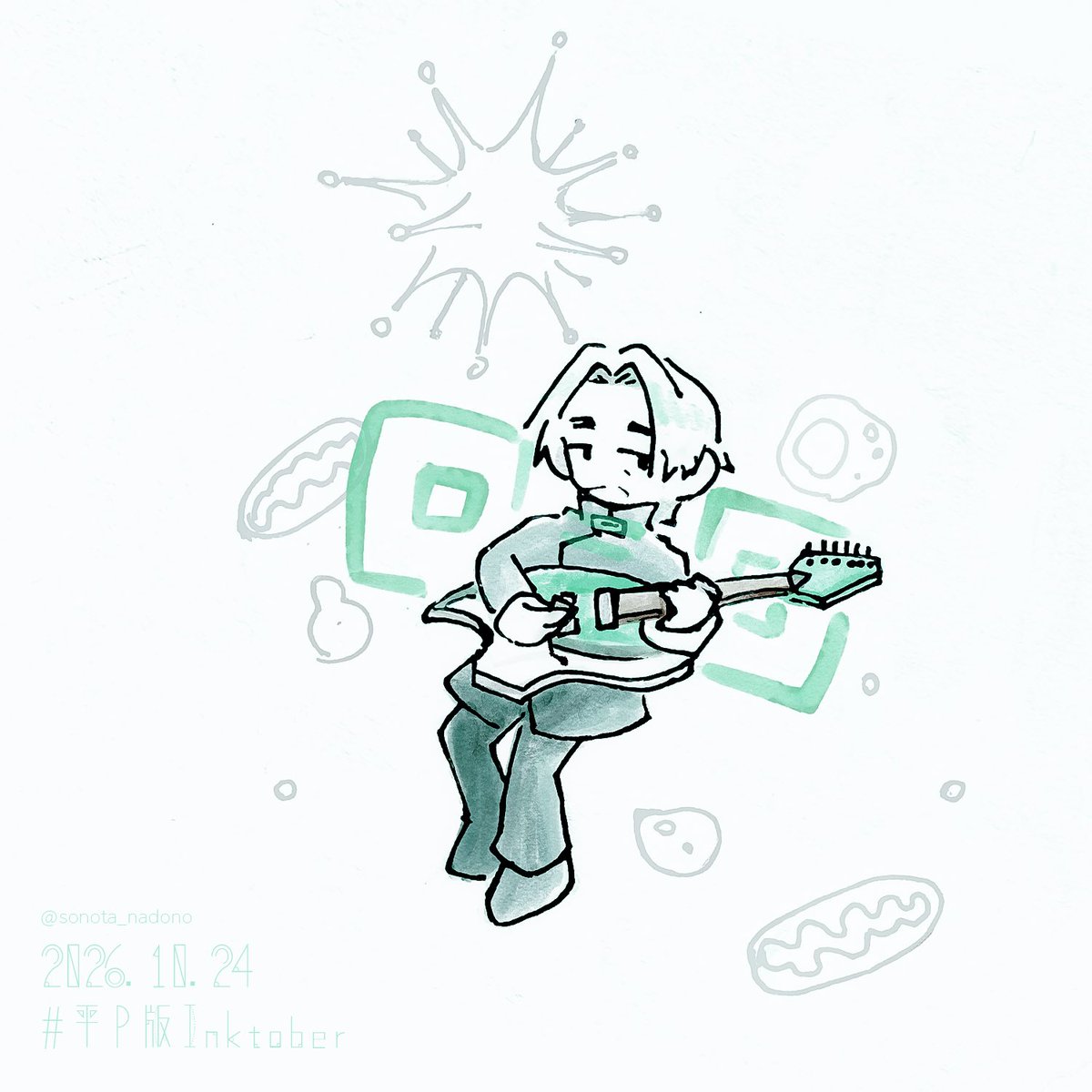 sonota_nadono's tweet photo. #平P版Inktober https://t.co/YYLaKrn4kT