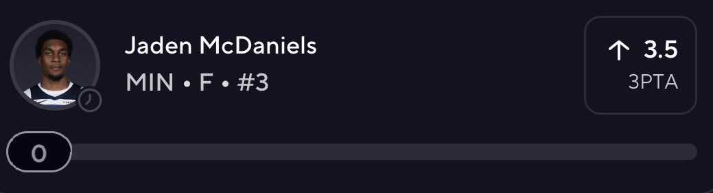 SquirrelBets_'s tweet photo. NBA PLAY #1 🏀🔥

He is shooting 4 Threes. EZ $

Jaden McDaniels Over 3.5 3PTA

100 LIKES for Flex Friday ❤️ https://t.co/8VcFQMPhDJ
