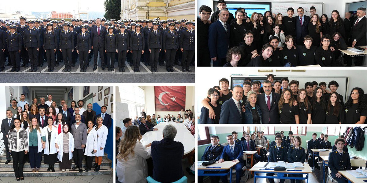 tcmeb's tweet photo. Millî Eğitim Bakanı @Yusuf__Tekin, İstanbul Kadıköy Lisesi ile Beşiktaş Ziya Kalkavan Denizcilik MTAL’i Ziyaret Ederek Öğrenci ve Öğretmenlerle Hasbihâl Etti, Bayrak Törenine Katıldı

“Gençlerimizin azmi, merakı ve vatan sevgisi, ülkemizin geleceğine duyduğumuz güveni pekiştiriyor. Her bir gencimizi geleceğe en iyi şekilde hazırlamak ve onlara daha iyi imkânlar sunmak için çalışmaya; ülkemizin ekonomik ve toplumsal kalkınmasında kritik bir role sahip olan meslek liselerimizi ve sevgili gençlerimizi güçlendirmeye devam edeceğiz.”

👉🏻 https://t.co/yN1uBdF5Zc