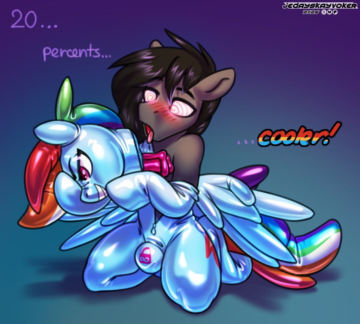 JedaySkayVoker's tweet photo. My name...aaahhh...what was it... D-Dash! Rainbow Dash! And I'm 20% cooler than everypony! https://t.co/p0GSHmVxtb