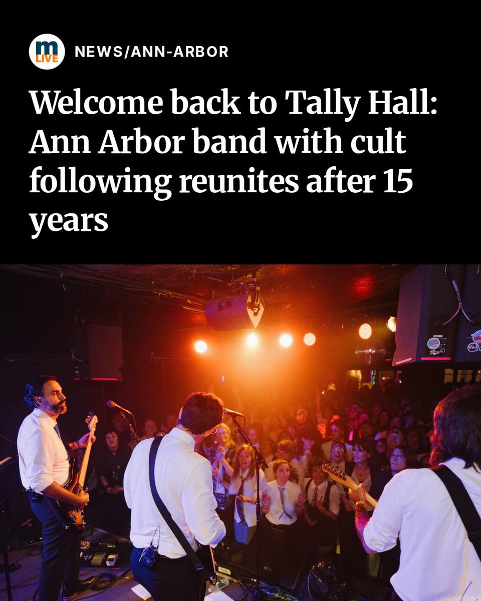 annarbornews's tweet photo. The band, which formed in Ann Arbor in 2002 and went on indefinite hiatus in 2011, has amassed a cult following in online forums in recent years. https://t.co/MU7gYnKcSl https://t.co/llnvKUy092
