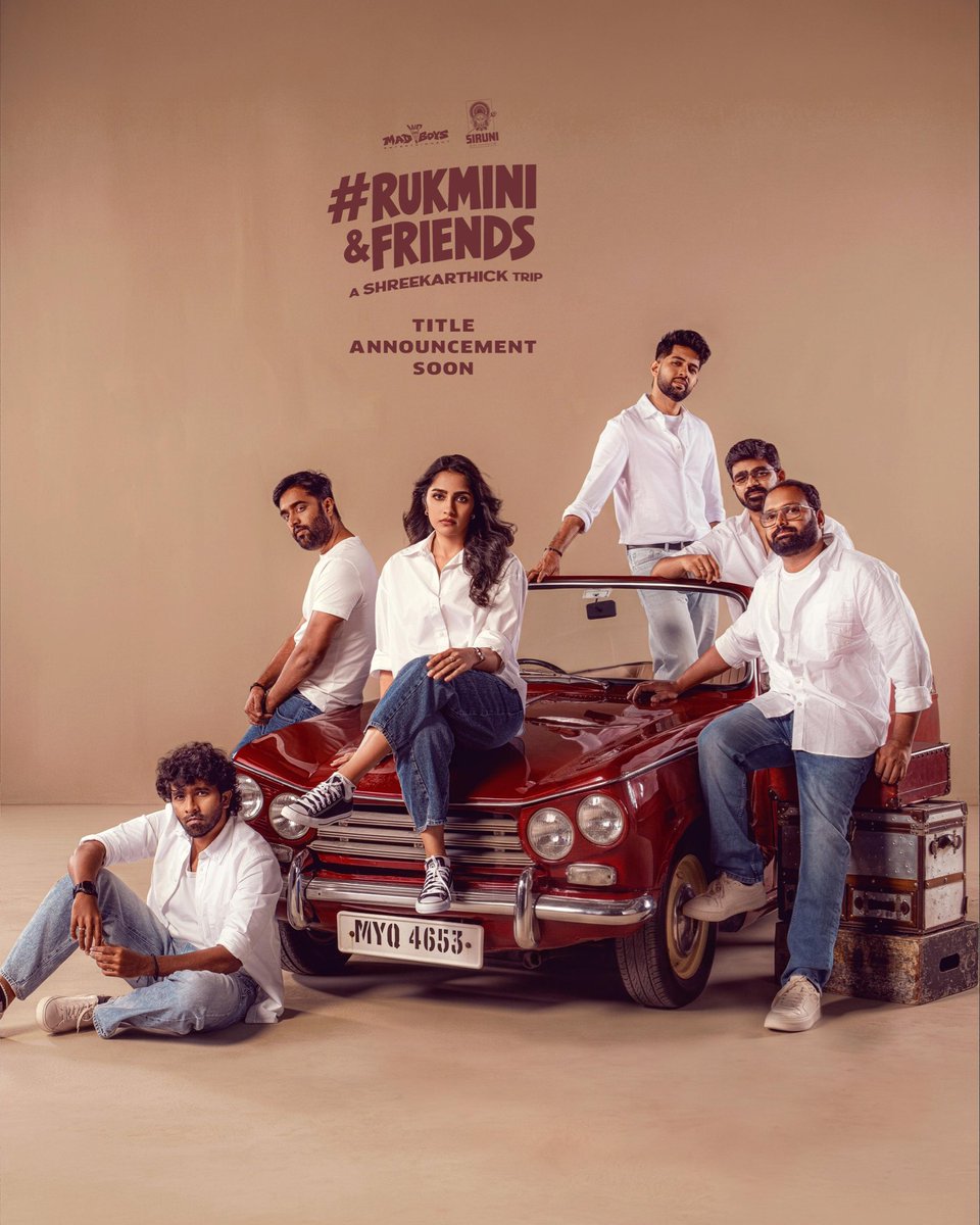 Tolly_BOXOFFICE's tweet photo. We found our #THARA! 🚙❤️
The Crazy GANG is officially complete with @rukminitweets joining the ride 🤩
Title 'R'eveal Soon🔥
#ShreeKarthick https://t.co/oX2oKAxgMC