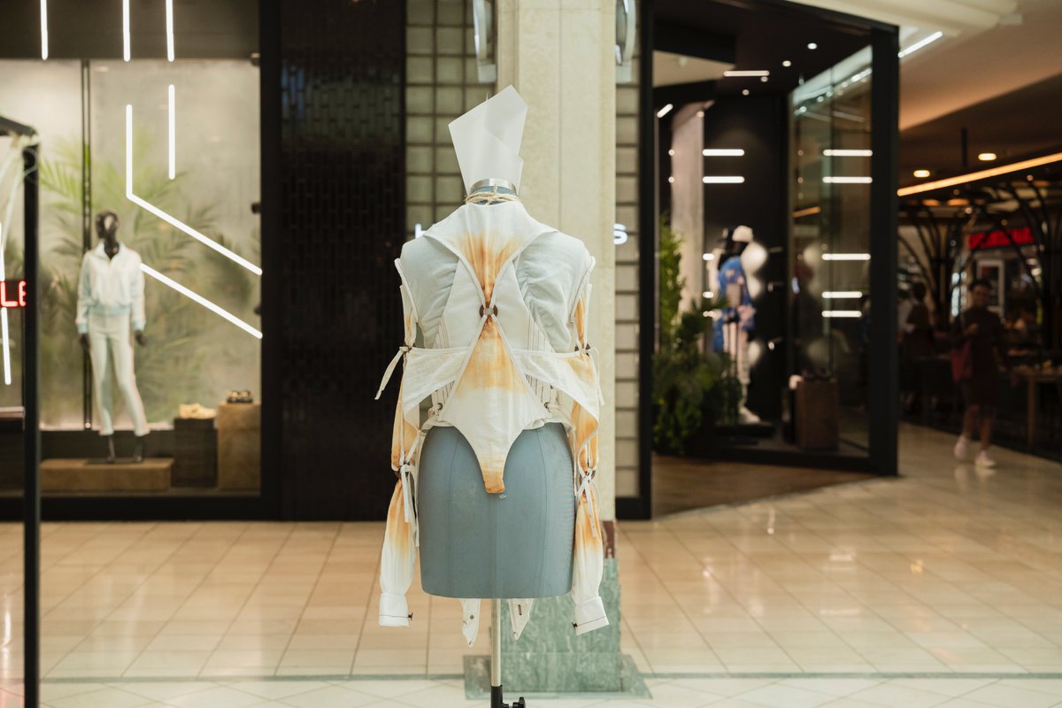 safashionweek's tweet photo. Five designers from @lisof  reimagine the classic shirt for #SAFWStudentCompetition. See their work at @hpchydeparkcorner, Centre Court. The winner will be announced on Sunday, 25 October. Swipe to meet the designers! #SAFW2026 https://t.co/51zZN1dyTY