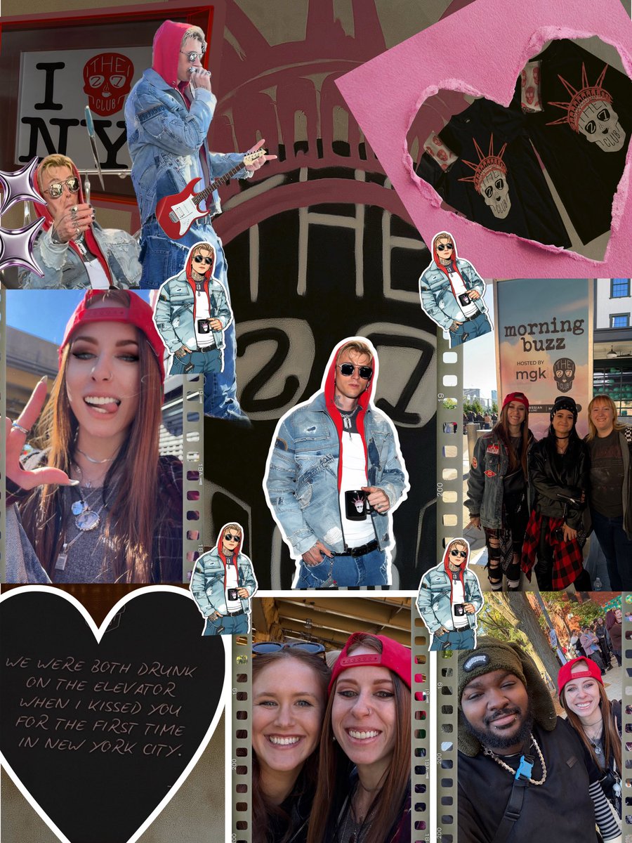 laceup_kimbers's tweet photo. here is my sum up from this past weekend! finally getting a photo with my other redhead bestie @hideawayshawn and finally met my other long distance bestie @sorryimscience what an incredible weekend. also my biggest flex of the weekend, i was the first one to buy merch at 27 club brooklyn, aside from finally gifting kells his boo bag! can’t wait for the next EST migration takeover!

(also i made kells into a sticker🤭)
