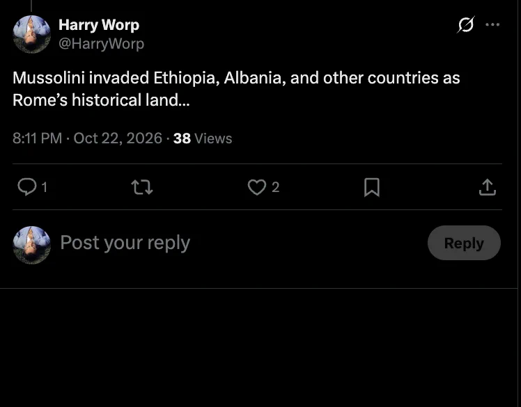 Harry Worp on X: 
