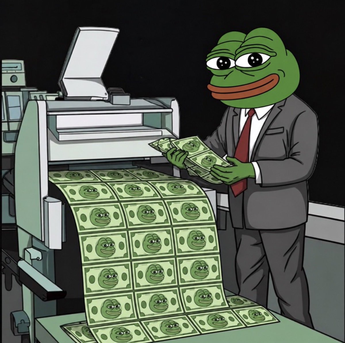 FeelsGoodSF's tweet photo. I have a $PEPE printer in me wallet and it solana:HgcxVs6kJhPAaGqnPNGaa7zYgNT49hJrLufiqcNMuYZT man https://t.co/gDAGkvoojA