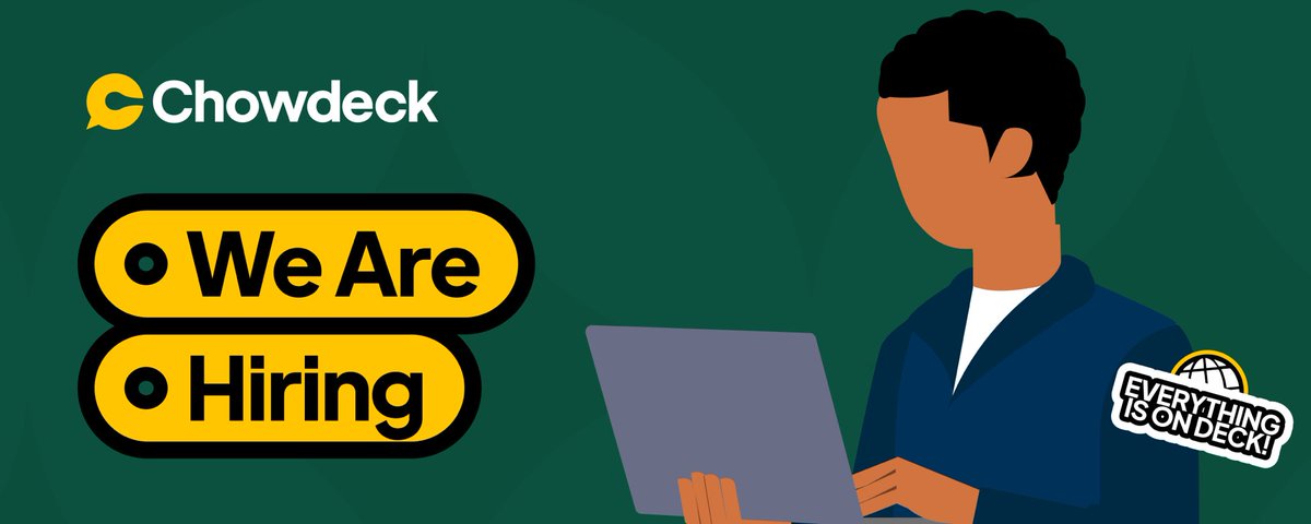 lamiii__'s tweet photo. We’re growing the Product team at Chowdeck, and we have new roles open ✨

If you want to help build the future of commerce and delivery across Africa, or know someone who would, check out the roles and apply here 👇

 https://t.co/ef0HhtuTG6 https://t.co/q57OdkGYtQ