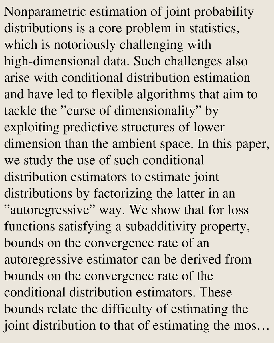 StatsPapers's tweet photo. Nonparametric autoregressive estimation of probability distributions with parallel gradient boosting

Rémy Chapelle
https://t.co/Q7HyQqQY6R [𝚜𝚝𝚊𝚝.𝙼𝙻 𝚌𝚜.𝙻𝙶] https://t.co/ba7bbDVQtC