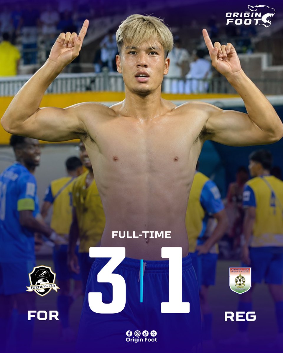 OriginFoot_bd's tweet photo. FORTIS SHOW 🇧🇩🩵
Fortis FC 3️⃣—1️⃣ FC Regar TadAZ
🏆 AFC Challenge League
#OriginFoot #FortisFC #AFCChallengeLeague https://t.co/eCh2OMYOa1
